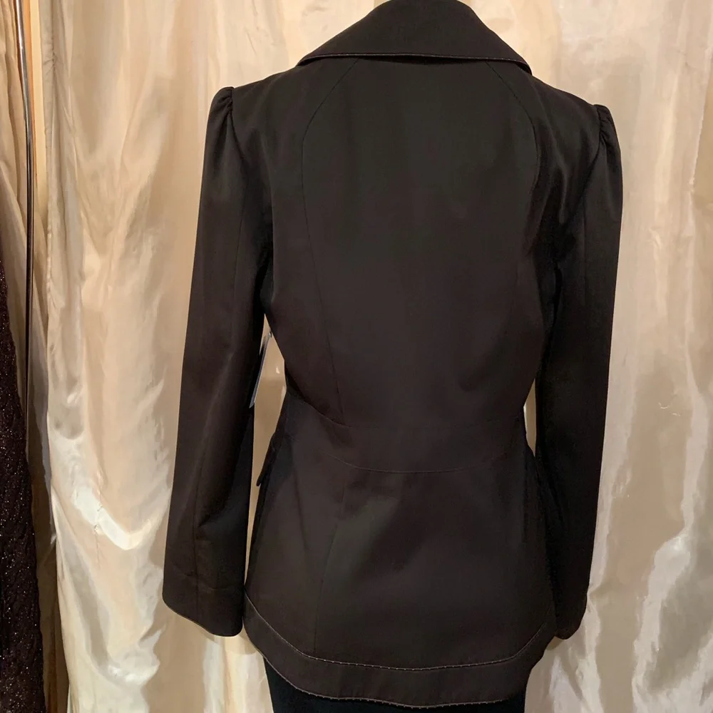 Designer Louis Vuitton brown blazer orange lining - Picture 4 of 7